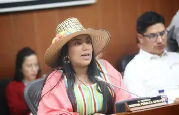 La senadora Martha Peralta. Foto: Congreso