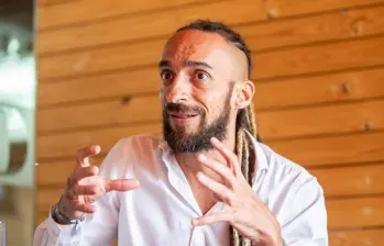 Daniel Carvalho en entrevista con EL COLOMBIANO. Foto: Camilo Suárez