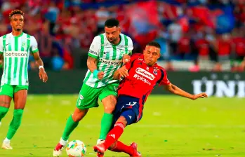 Nacional y Medellín terminaron empatando en el clásico antioqueño. FOTO CAMILO SUÁREZ