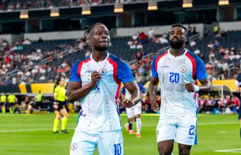 La selección de Haití, que no se clasificaba al Mundial hace 52 años, vestirá el uniforme de una marca colombiana. Foto: GETTY