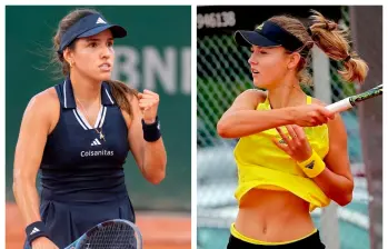 Camila Osorio buscará seguir avanzando en el Roland Garros este sábado frente a la rusa. FOTOS FEDETENIS Y GETTY