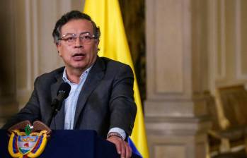 El presidente Gustavo Petro volvió a arremeter con la junta del Emisor. FOTO Colprensa