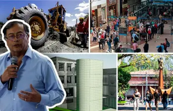 Pese a estar atrancadas desde hace varios años, en los últimos meses el Gobierno Nacional ha desatascado varios proyectos críticos que eran objeto de incertidumbre en Antioquia. FOTOS El Colombiano y Cortesía