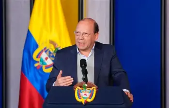 El ministro de Hacienda y coordinador del empalme por el Gobierno, Germán Ávila. FOTO COLPRENSA