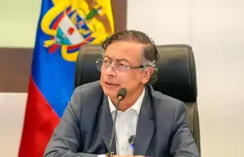 Durante su alocución, el presidente Gustavo Petro fue enfático en señalar que, si el Congreso no aprueba la iniciativa, el Gobierno podría recurrir nuevamente a la declaratoria de una emergencia económica. FOTO: Presidencia