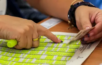 De los 41’421.973 colombianos inscritos, votaron 23’978.304, según la Registraduría. FOTO: EL COLOMBIANO.