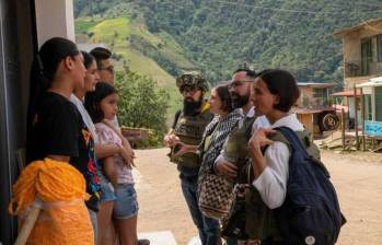 Parte del gabinete enviado por el Presidente Petro el 13 de octubre de 2024 a El Plateado, Cauca. Foto: Presidencia