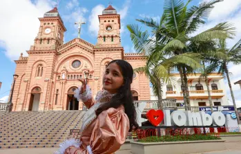 Durante todo este año, Yolombó celebrará a Bárbara Caballero, el personaje más importante de su historia. En la foto aparece la actriz Isabel García. Foto: Manuel Saldarriaga.