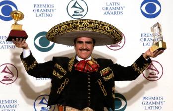 Vicente Fernández ganó múltiples premios Latin Grammy y Grammy a lo largo de su carrera. FOTO ARCHIVO EC