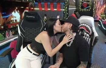 El reencuentro entre Aida Victoria Merlano y Westcol superó las 700 mil visualizaciones en un stream en vivo el 1 de enero de 2026. FOTO: captura de pantalla.
