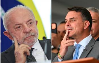 Nuevas elecciones generales en Brasil con candidatos fuertes como Luiz Inácio Lula da Silva y Flávio Bolsonaro. FOTO: AFP 