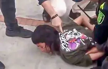 El adolescente de 15 años fue aprehendido el mismo día del atentado y está bajo protección de las autoridades. FOTO: captura de video