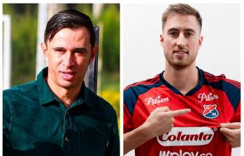 El técnico de Nacional, Jhon Bodmer, y el defensor del Independiente Medellín, José Aja, fueron los protagonistas de las desafortunadas situaciones con los aficionados este fin de semana. FOTOS Cortesías