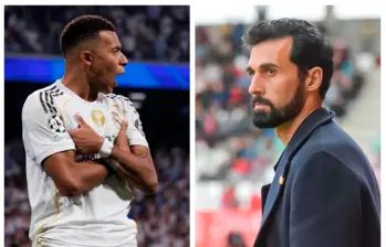 Ahora el enfrentamiento en el Real Madrid es entre Mbappé y Arbeloa. FOTOS GETTY