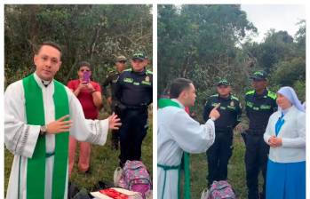 El padre Julián Andrés Maldonado podría perder su fuero religioso dentro de la Prelatura Apostólica Verbum Domini, a la que pertenece hace un año y medio, tras los hechos ocurridos en Alto de la Virgen el pasado domingo con unas monjas y la policía. FOTO: CORTESÍA