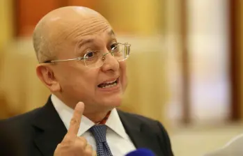 Ministro de Justicia, Eduardo Montealegre. Foto: Colprensa