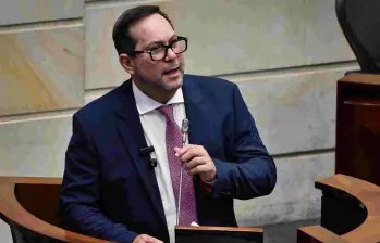 Lidio García del partido Liberal, es el nuevo Presidente del Senador de la República. Foto: Colprensa