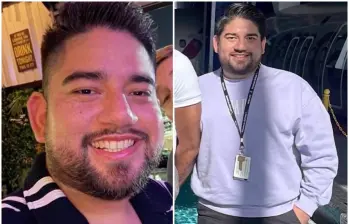 Él es Éric Fernando Gutiérrez Molina, el auxiliar de vuelo estadounidense desaparecido en Medellín. FOTOS: Tomadas de redes sociales 