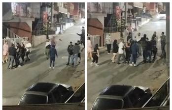 La comunidad, furiosa por lo que presuntamente sucedió, fue hasta la que sería la casa del presunto abusador. Captura de video de redes sociales. 