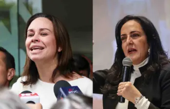 Maria Claudia Tarazona y la senadora Maria Fernanda Cabal. Foto: Colprensa