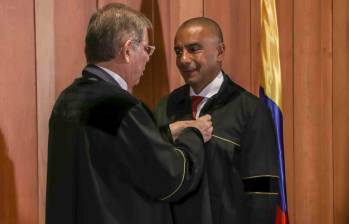 Víctor Julio Usme se posesionó como nuevo magistrado de la Sala Laboral de la Corte Suprema de Justicia. Foto: cortesía