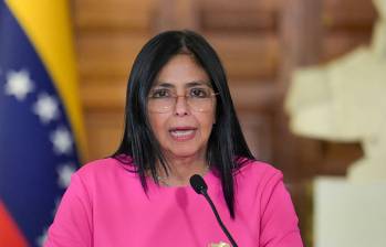 Delcy Rodríguez afirmó que el desbloqueo de fondos es por el trabajo en una agenda conjunta con Trump. Foto: Getty Images
