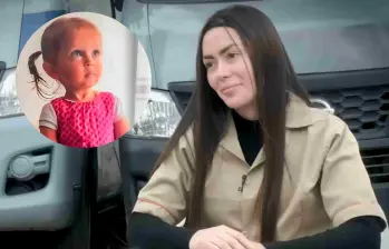 Daneidy Barrera Rojas, dio detalles de lo que le había pasado a la niña, Sara Sofía Galván. FOTO: Cortesía y captura de video Revista Semana