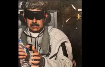 Imagen de la captura de Nicolás Maduro por Estados Unidos. FOTO: AFP.