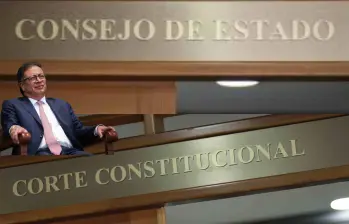 La Corte Constitucional decidió que solo el CNE es competente para investigar al presidente Gustavo Petro. Foto: Colprensa