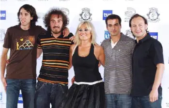 Amaia Montero estuvo en el grupo desde 1996 a 2007, donde fue su primera salida. Años después regresa junto a sus compañeros Álvaro Fuentes, Xabier San Martín y Haritz Garde. Pablo Benegas, se encuentra en un descanso para estar con su familia. FOTO: Europa Press