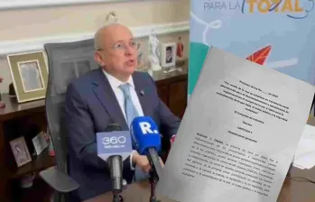 Eduardo Montealegre, ministro de Justicia. Foto: captura de video