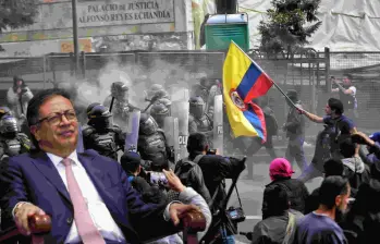 Presidente Gustavo Petro a pedir disculpas a manifestantes. Foto: colprensa