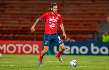 El futbolista argentino Agustín Martegani ha disputado los cinco encuentros que suma Medellín en lo que va de 2026. FOTO jUAN aNTONIO sÁNCHEZ