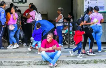 Tras tres años de intervención, la EPS Savia Salud adeuda $1,2 billones con la red hospitalaria de Antioquia. FOTO Julio Herrera. 