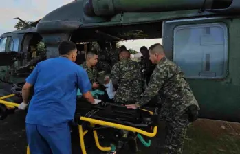 Los militares serán trasladado a Bogotá. Por el momento están fuera de peligro. Foto: Colprensa (imagen de referencia).