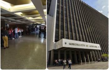 El plantón se realizó durante la mañana de este martes a las afueras de la Secretaría de Talento Humano y Servicios Administrativos de la Gobernación de Antioquia. FOTO: Cortesía y EL COLOMBIANO