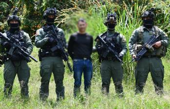 En la imagen alias "Machín Viejo, quien según las autoridades hizo parte de un proceso de desmovilización pero volvió a delinquir años después. FOTO Policía Metropolitana. 