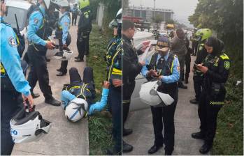 La agresión ocurrió en inmediaciones de la Autopista Sur esta viernes. FOTOS: Cortesía 