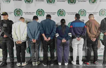 Capturados por secuestro y abuso sexual a una mujer en Bogotá. Foto: Fiscalía