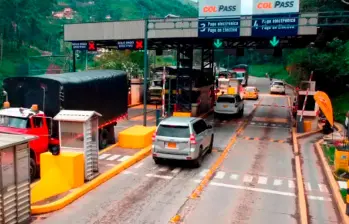 El peaje de Cisneros está ubicado en la vía del Nus, que conecta el Valle de Aburrá con el Nordeste de Antioquia. Foto: Cortesía
