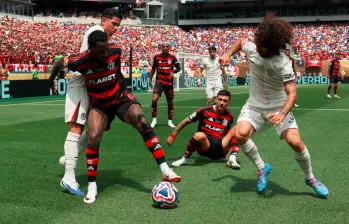 Imágenes del encuentro entre Flamengo de Brasil y Chelsea de Inglaterra, uno de los que más expectativas generó durante la fase de grupos del Mundial de Clubes. Los brasileños ganaron 3-1. FOTO GETTY