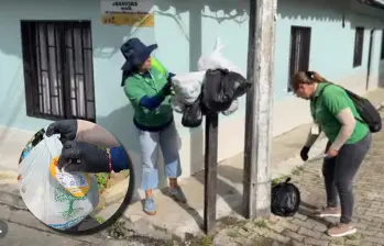 Los residuos orgánicos se recogen los lunes y viernes. Los ordinarios tienen recolección los miércoles y sábados, mientras que el reciclaje corresponde a los martes. Imágenes tomadas de la cuenta de Instagram de la Empresa de Servicios Públicos de Guarne. 