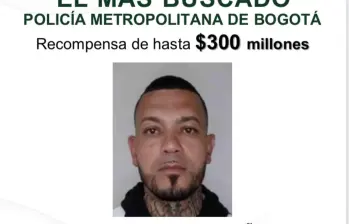 Alias El Costeño, implicado en atentado contra Miguel Uribe. Foto: cortesía Policía