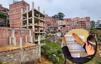 Durante la primera jornada fueron inspeccionadas 39 edificaciones que presentaban indicios de irregularidades urbanísticas. FOTOS Alcaldía de Medellín. 