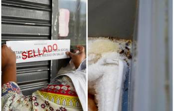 En la visita al establecimiento se pudo constatar que no cumplía con las exigencias de salubridad e higiene requeridas. FOTOS Alcaldía de Itagüí.