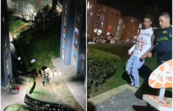 Algunas versiones indican que el apartamento estaría ubicado en el piso 14, pero ese dato no aparece confirmado en el reporte oficial. FOTOS Cortesía Denuncias Antioquia. 