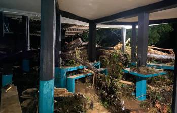 Además de las veredas y familias afectadas producto del desbordamiento del río, por lo menos cuatro establecimientos comerciales resultaron afectados. FOTO Cortesía NP Noticias Online. 