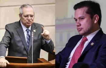 Expresidentes del Congreso, Iván Name y Andrés Calle implicados en el caso UNGRD. Foto: Colprensa