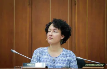 La senadora Isabel Zuleta investigada por el llamado tarimazo en Medellín. FOTO: Colprensa