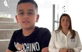 Lyan José estuvo secuestrado por un grupo armado ilegal en el Valle del Cauca. Foto: Captura de pantalla